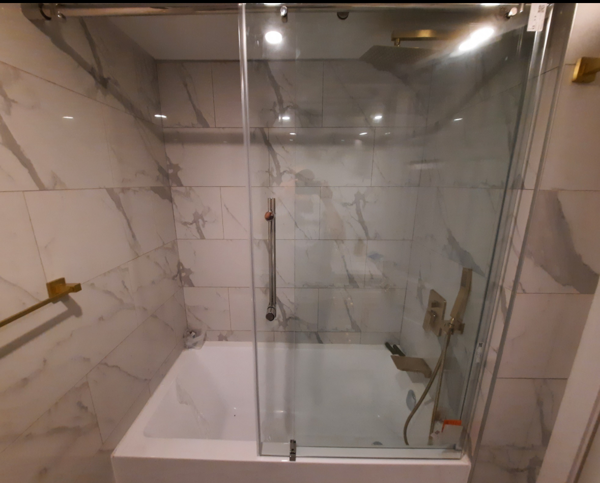 Arvella bathroom shower project